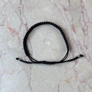 Black Braided Unisex Adjustable Bracelet